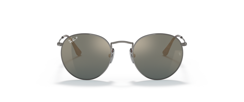 Ray-Ban RB8247 Round Titanium Gunmetal Sunglasses Ray-Ban RB8247 Round Titanium Gunmetal Sunglasses