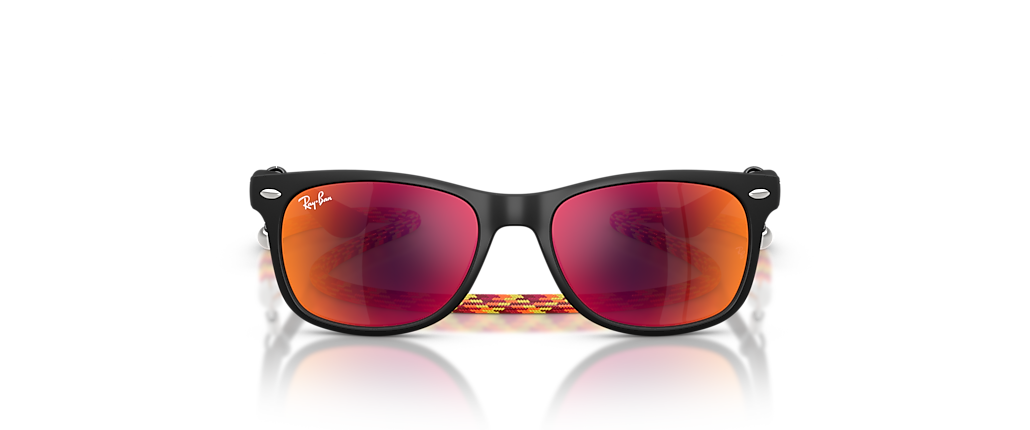 Ray-Ban RB9052S New Wayfarer Kids Summer Capsule Rubber Black Sunglasses Ray-Ban RB9052S New Wayfarer Kids Summer Capsule Rubber Black Sunglasses