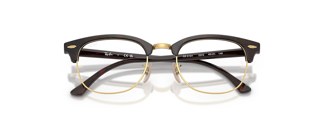 Ray-Ban RB5154 Clubmaster Optics Red Havana Frames