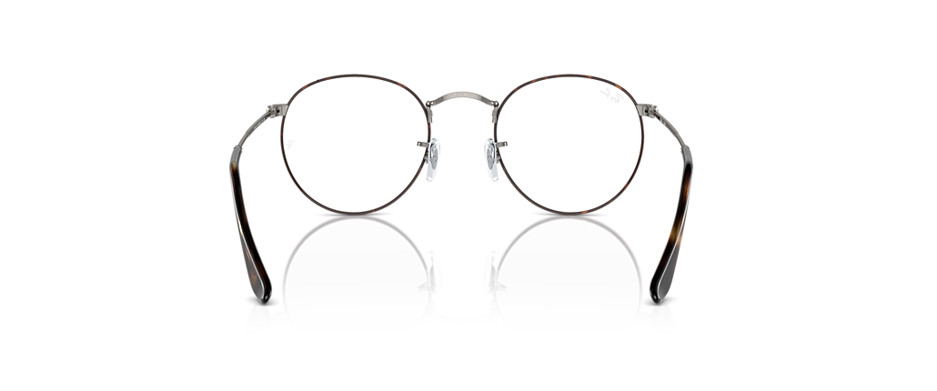 Ray-Ban RB3447V Round Metal Optics Havana On Gunmetal Frames Ray-Ban RB3447V Round Metal Optics Havana On Gunmetal Frames