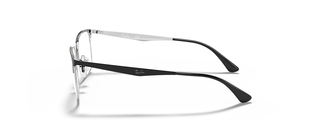 Ray-Ban RB6421 Optics Black On Silver Frames