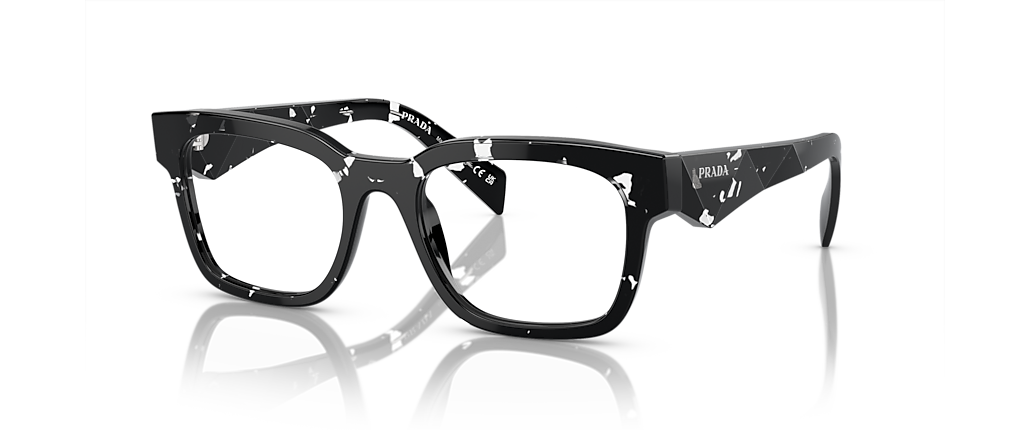 Prada PR A10V Havana Black Transparent Frames Prada PR A10V Havana Black Transparent Frames