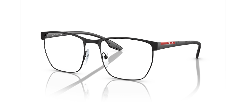 Prada Linea Rossa PS 50LV Lifestyle Black Rubber Frames