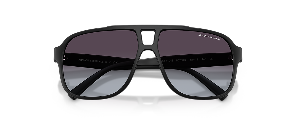 Armani Exchange AX4104S Matte Black Sunglasses