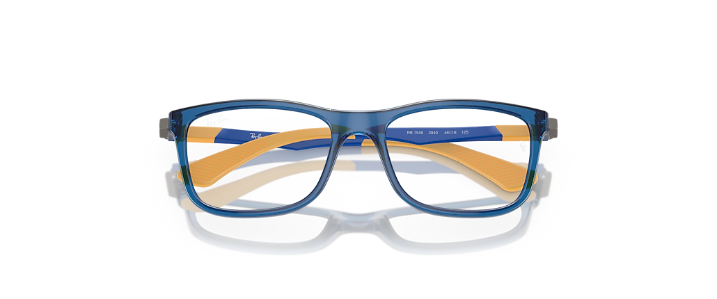 Ray-Ban RB1549 Optics Kids Transparent Blue Frames