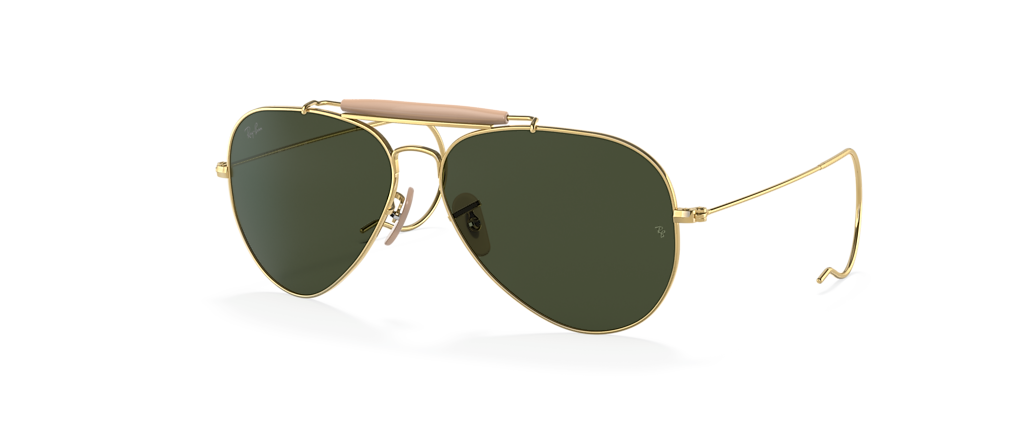 Ray-Ban RB3030 Outdoorsman | Aviation Collection Arista Gold Sunglasses Ray-Ban RB3030 Outdoorsman | Aviation Collection Arista Gold Sunglasses