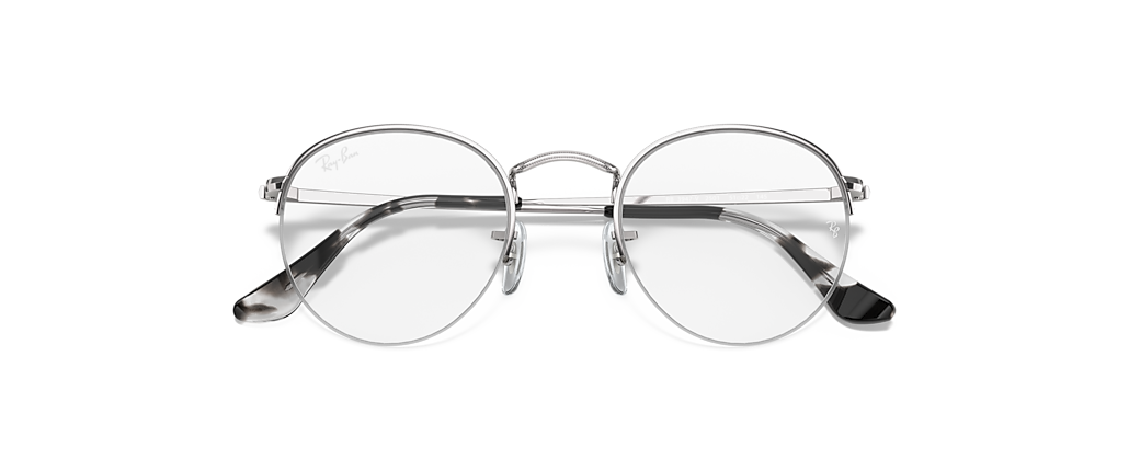 Ray-Ban RB3947V Round Gaze Silver Frames Ray-Ban RB3947V Round Gaze Silver Frames