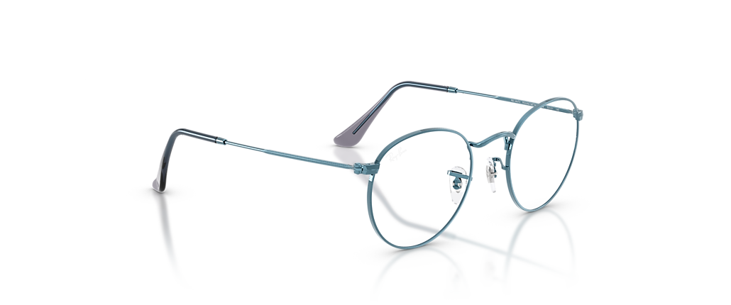 Ray-Ban RB3447V Round Metal Blue Frames