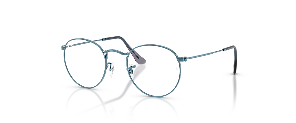 Ray-Ban RB3447V Round Metal Blue Frames