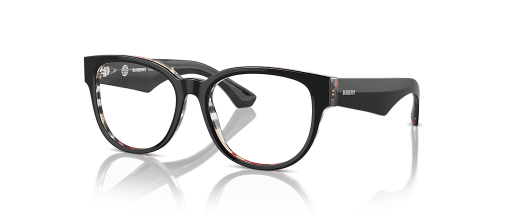 Burberry BE2410 Top Black On Vintage Check Frames