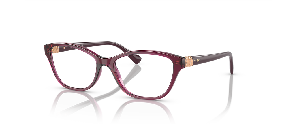 Vogue Eyewear VO5516B Transparent Cherry Frames Vogue Eyewear VO5516B Transparent Cherry Frames