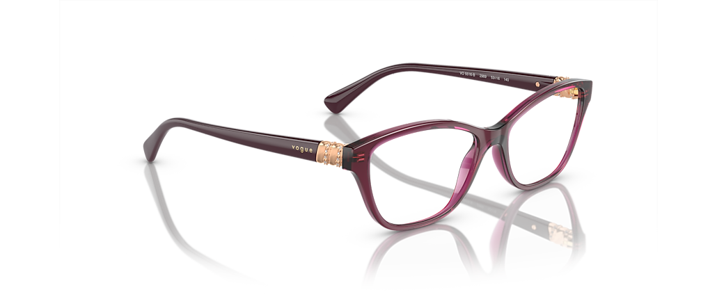 Vogue Eyewear VO5516B Transparent Cherry Frames Vogue Eyewear VO5516B Transparent Cherry Frames