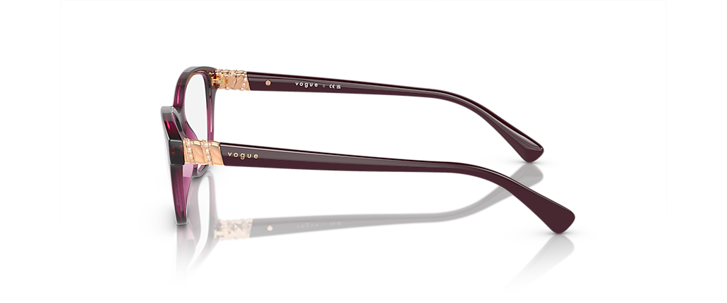 Vogue Eyewear VO5516B Transparent Cherry Frames Vogue Eyewear VO5516B Transparent Cherry Frames