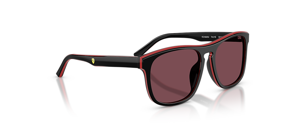 Scuderia Ferrari FZ6020U Shiny Black/Red/Black Sunglasses Scuderia Ferrari FZ6020U Shiny Black/Red/Black Sunglasses