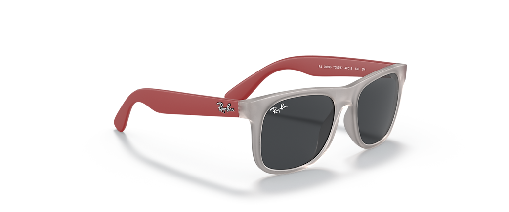 Ray-Ban RB9069S Justin Kids Transparent Grey Sunglasses Ray-Ban RB9069S Justin Kids Transparent Grey Sunglasses