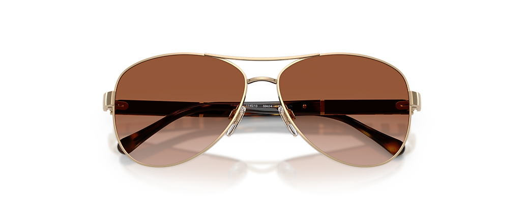Burberry BE3080 Light Gold Sunglasses Burberry BE3080 Light Gold Sunglasses