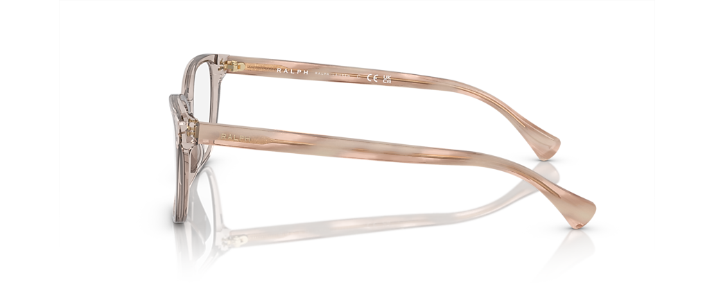 Ralph RA7137U Shiny Transparent Beige Frames Ralph RA7137U Shiny Transparent Beige Frames