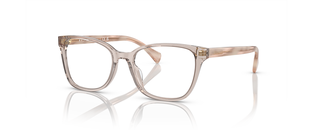 Ralph RA7137U Shiny Transparent Beige Frames Ralph RA7137U Shiny Transparent Beige Frames