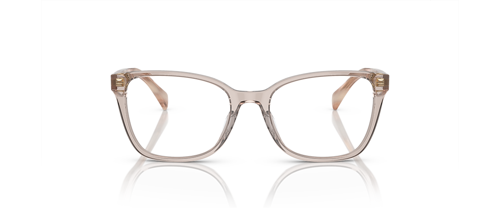 Ralph RA7137U Shiny Transparent Beige Frames Ralph RA7137U Shiny Transparent Beige Frames