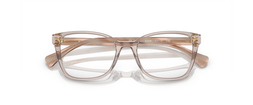 Ralph RA7137U Shiny Transparent Beige Frames Ralph RA7137U Shiny Transparent Beige Frames