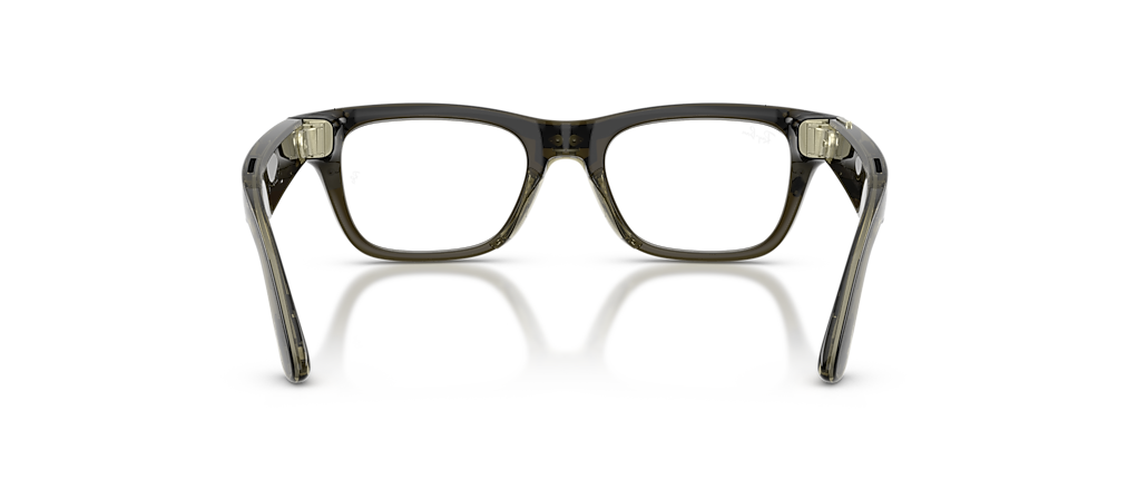 Ray-Ban Ray-Ban Meta Blayzer Optics Transparent Dark Olive Ray-Ban Meta Smart Glasses