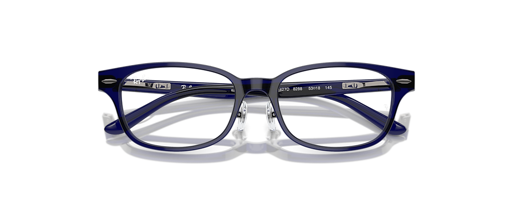 Ray-Ban RB5427D Optics Transparent Blue Frames