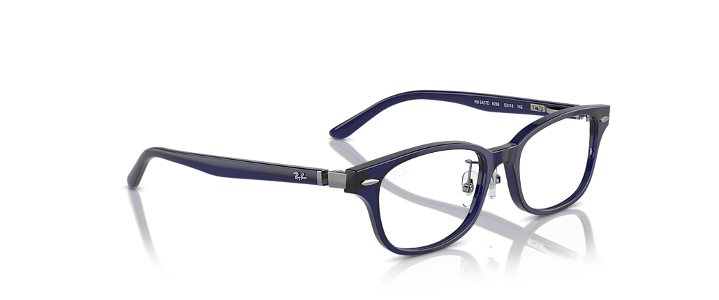 Ray-Ban RB5427D Optics Transparent Blue Frames