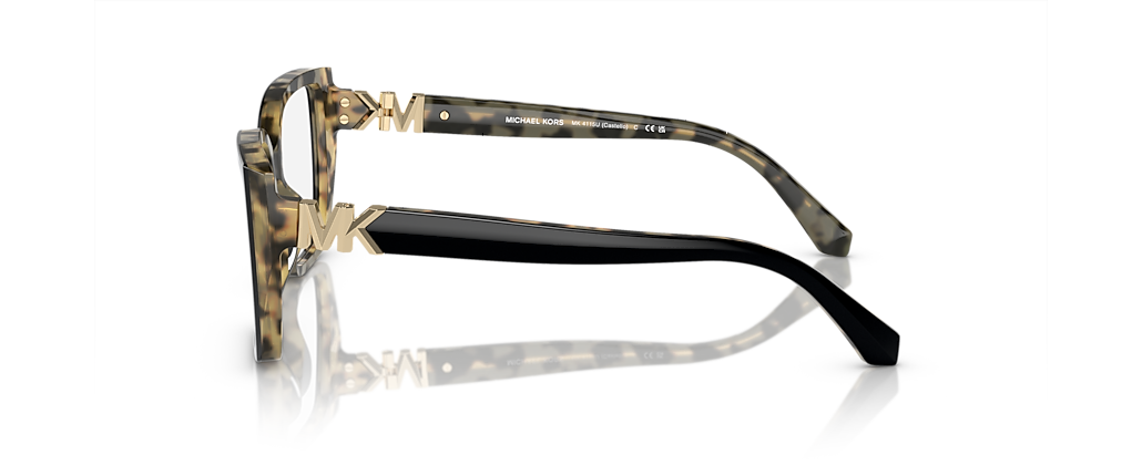 Michael Kors MK4115U Castello Black/Amber Tortoise Frames