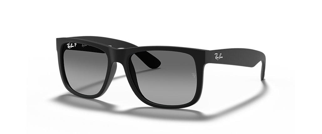 Ray-Ban RB4165F Justin Classic Rubber Black Sunglasses Ray-Ban RB4165F Justin Classic Rubber Black Sunglasses
