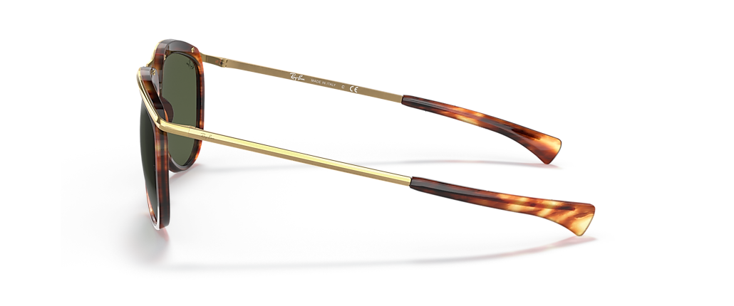 Ray-Ban RB2219 Aviator Olympian Striped Havana Sunglasses Ray-Ban RB2219 Aviator Olympian Striped Havana Sunglasses