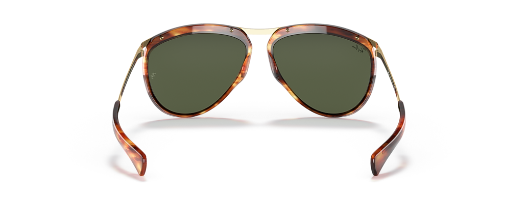 Ray-Ban RB2219 Aviator Olympian Striped Havana Sunglasses Ray-Ban RB2219 Aviator Olympian Striped Havana Sunglasses