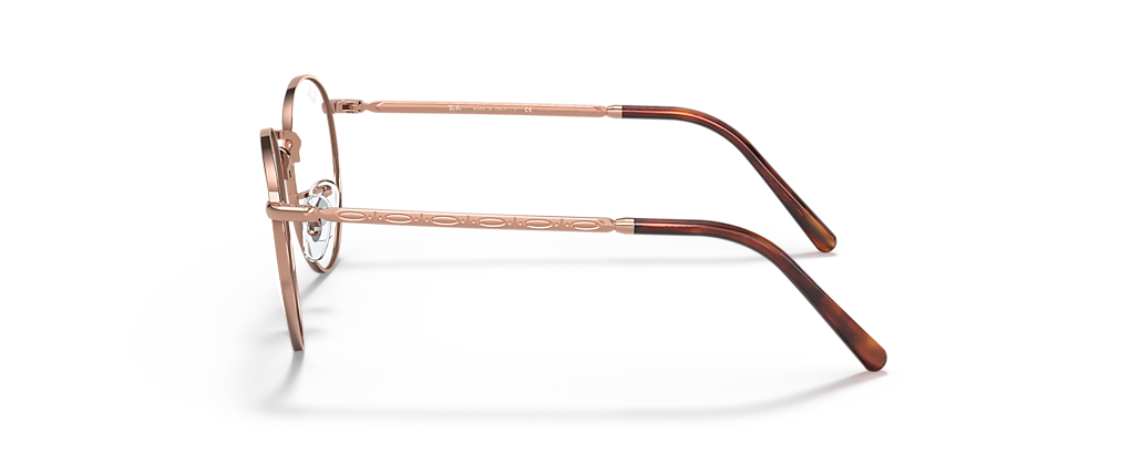 Ray-Ban RB3637V New Round Optics Rose Gold Frames