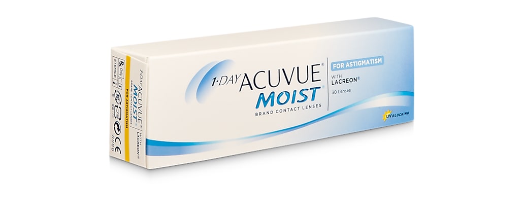 ACUVUE 1-DAY  MOIST FOR ASTIGMATISM 30PK