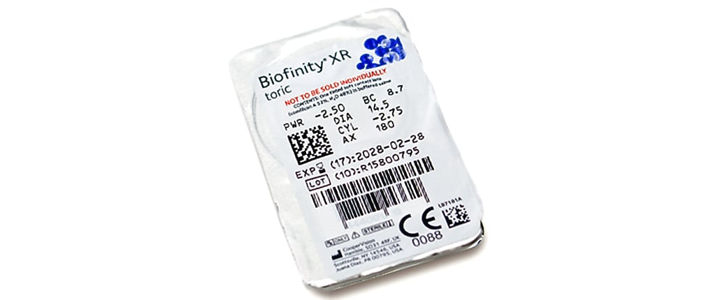 BIOFINITY  XR TORIC 6PK
