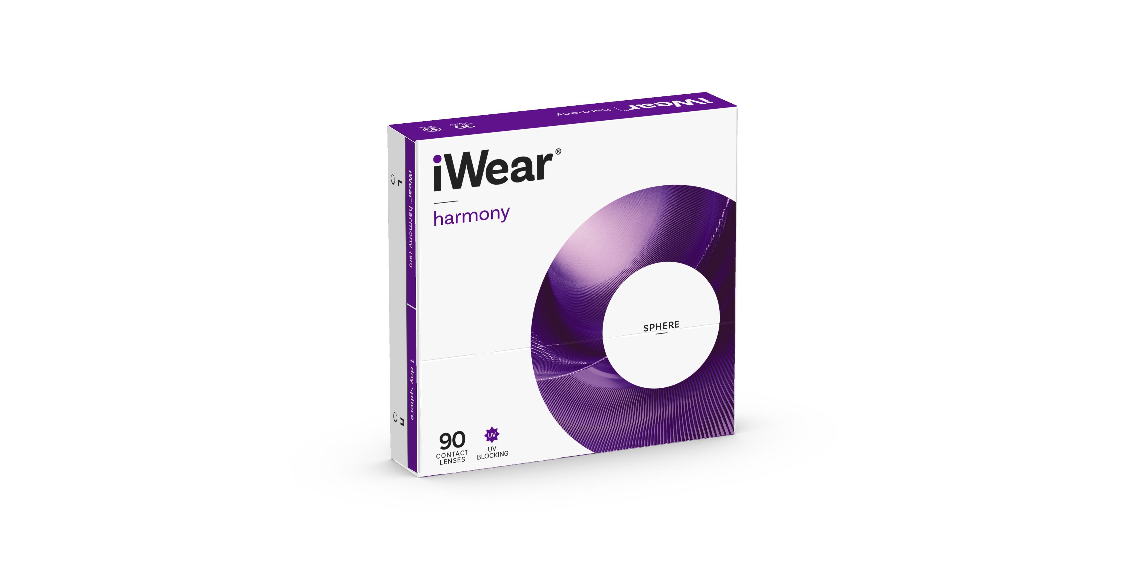 IWEAR 1-DAY HARMONY SPHERE 90PK