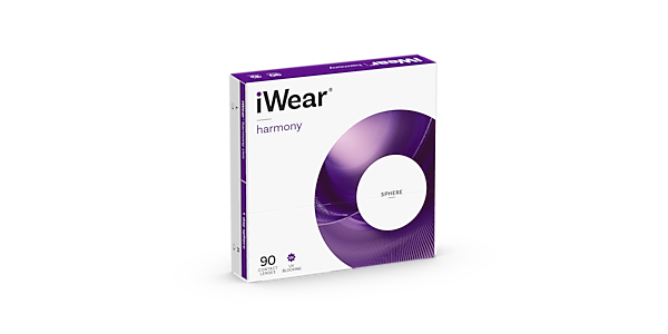 IWEAR 1-DAY HARMONY SPHERE 90PK