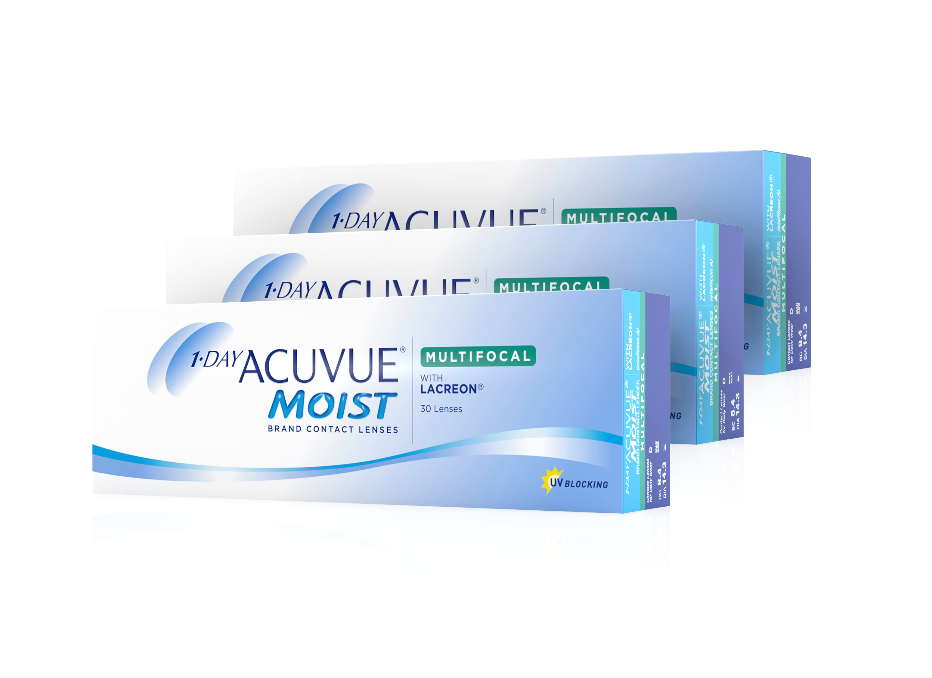 ACUVUE 1-DAY  MOIST MULTIFOCAL 3X30PK