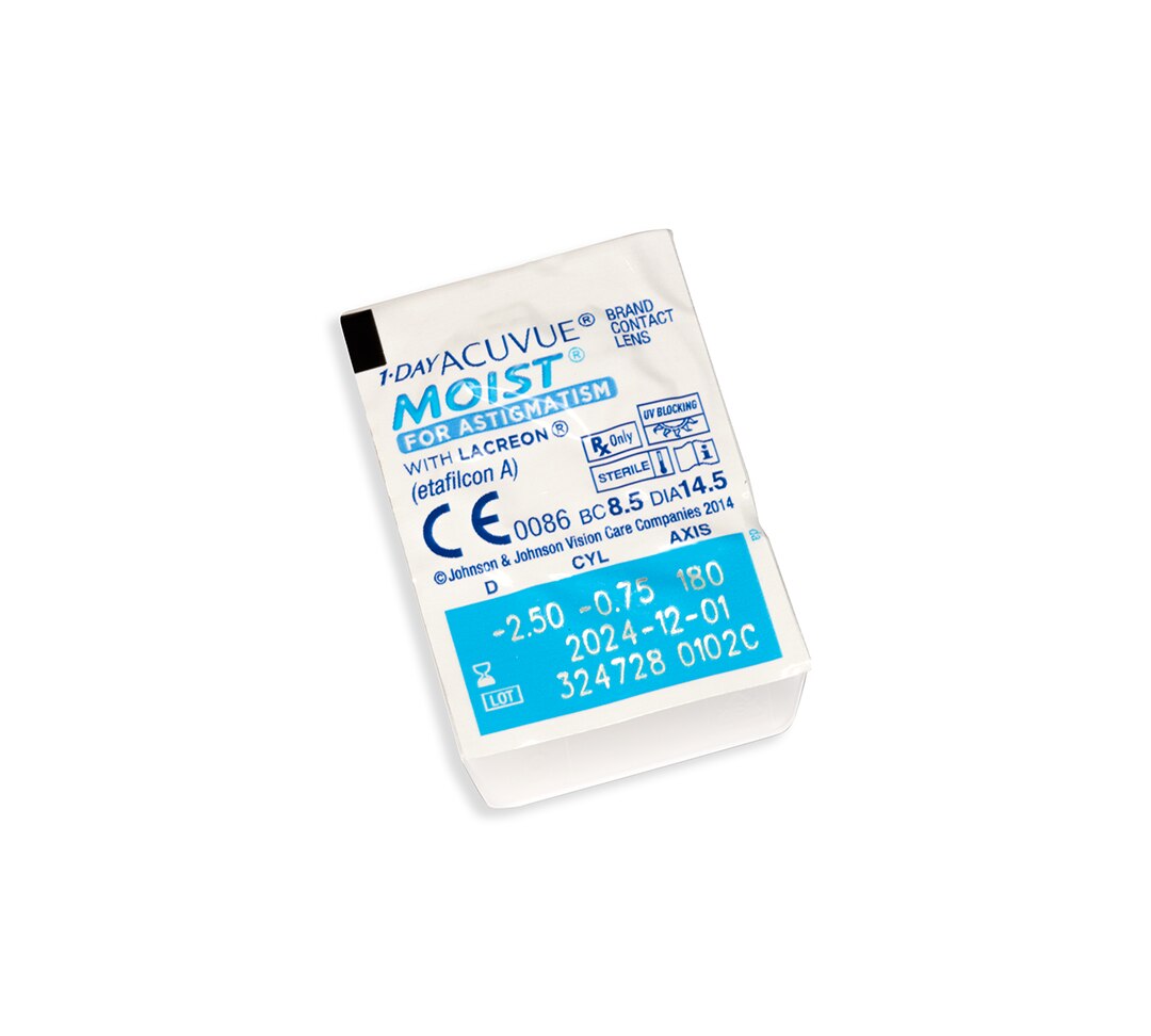 ACUVUE 1-DAY  MOIST FOR ASTIGMATISM 30PK