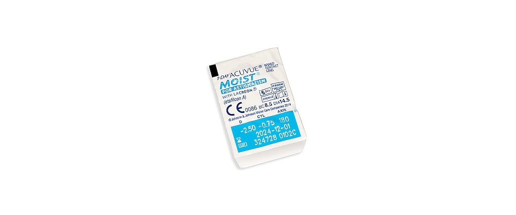 ACUVUE 1-DAY  MOIST FOR ASTIGMATISM 30PK