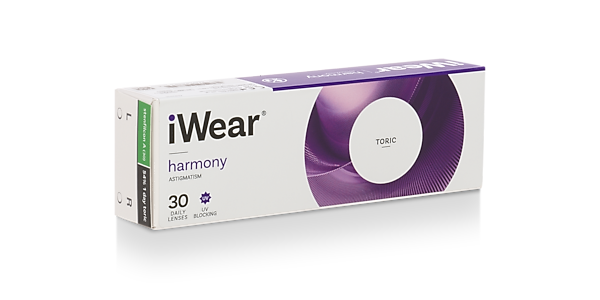 IWEAR 1-DAY HARMONY FOR ASTIGMATISM 30PK