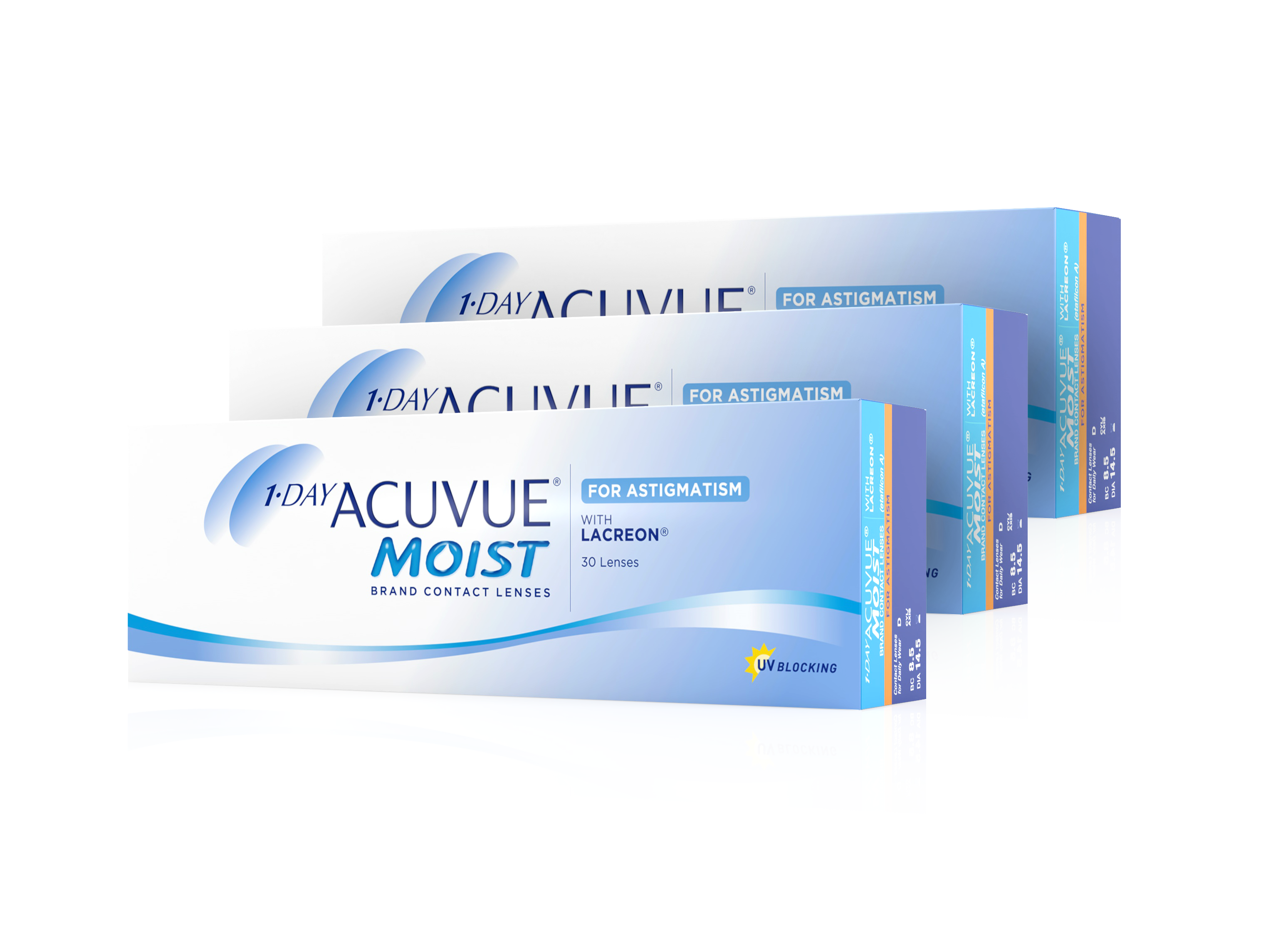 ACUVUE 1-DAY  MOIST FOR ASTIGMATISM 3X30PK