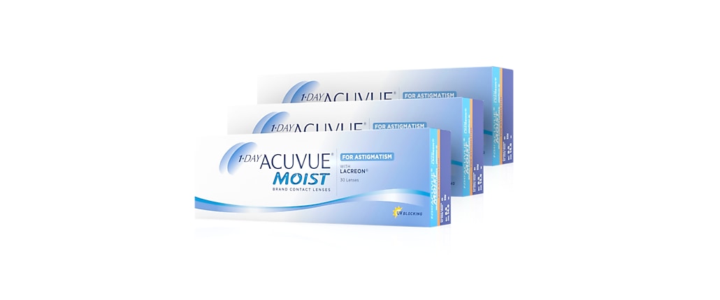 ACUVUE 1-DAY  MOIST FOR ASTIGMATISM 3X30PK