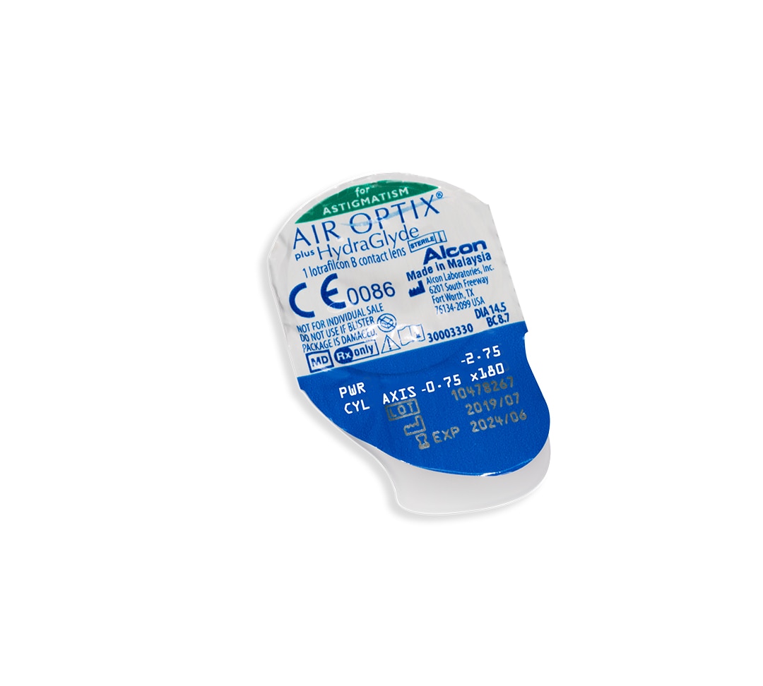 AIR OPTIX  PLUS HYDRAGLYDE FOR ASTIGMATISM 3PK