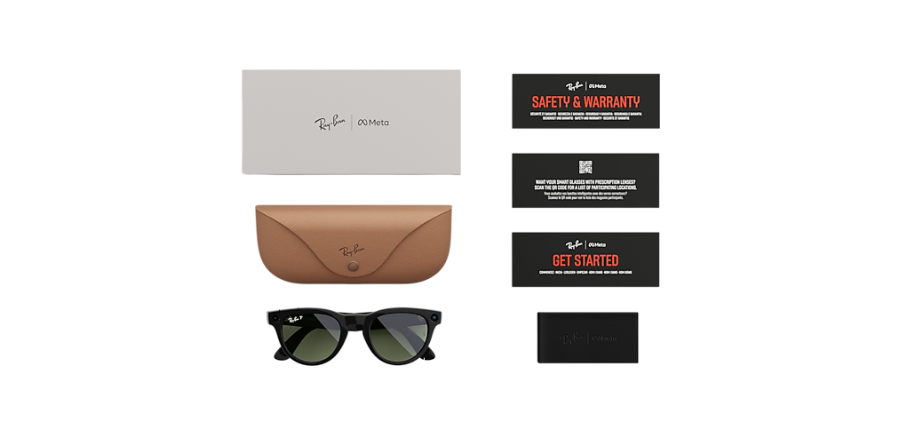 Ray-Ban Ray-Ban Meta Low Bridge Fit Headliner Black Ray-Ban Meta Smart Glasses