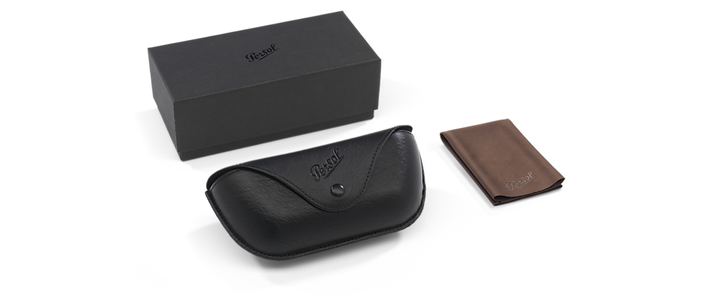 Persol PO3383S Striped Black & Brown Sunglasses