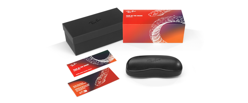 Ray-Ban RB5425D Optics Year Of The Snake Edition Black Frames