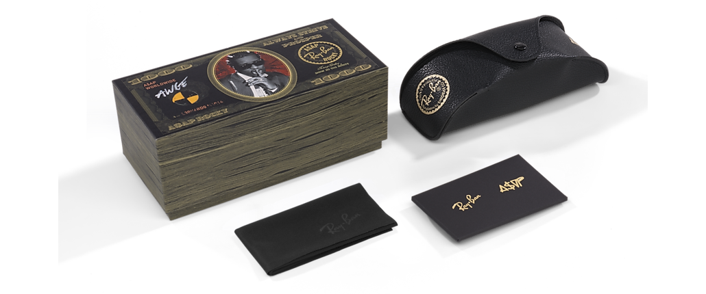 Ray-Ban RB3928V Optics By A$AP Rocky Arista Gold Frames