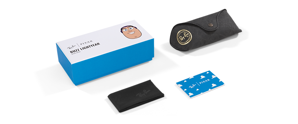 Ray-Ban RB9077S Ray-Ban Disney - Toy Story Sun Kids Black & Rubber Green Sunglasses