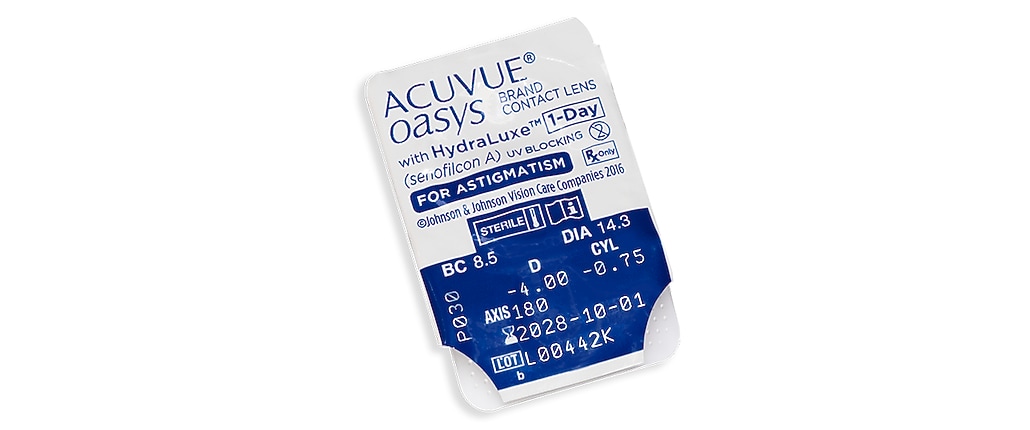 ACUVUE  OASYS 1-DAY FOR ASTIGMATISM 30PK