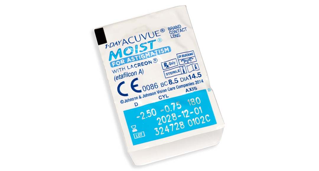 ACUVUE 1-DAY  MOIST FOR ASTIGMATISM 30PK